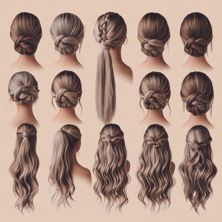 Elegant Long Hair Updos