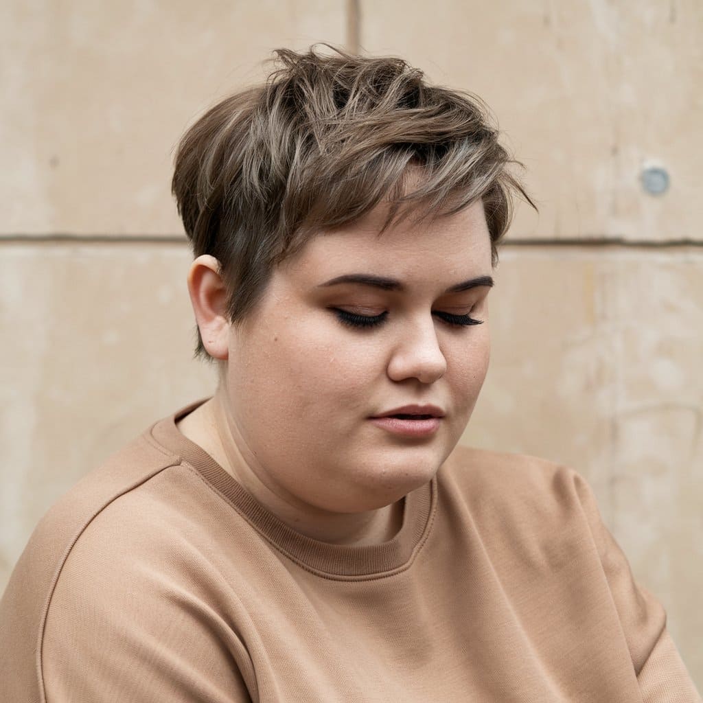 Short Haircuts for Chubby Faces