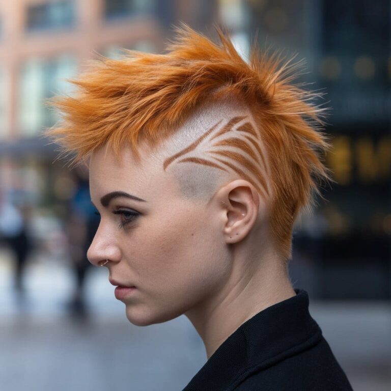 Spicy Ginger Wolf Cut Ideas for women