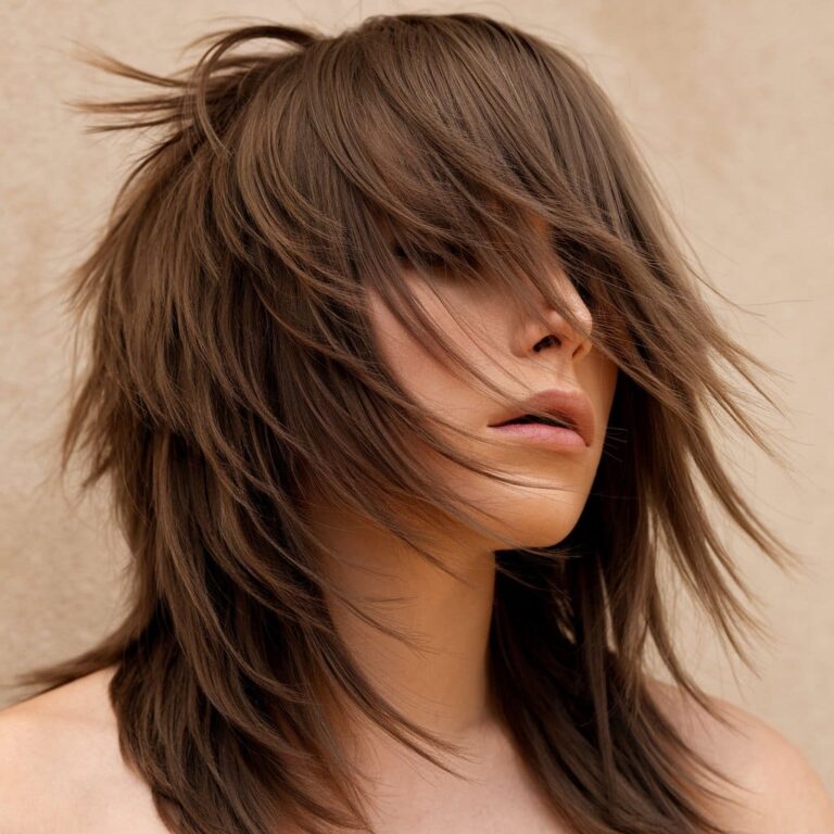 Brown Wolf Cut Ideas for Women to Elevate Your Style!
