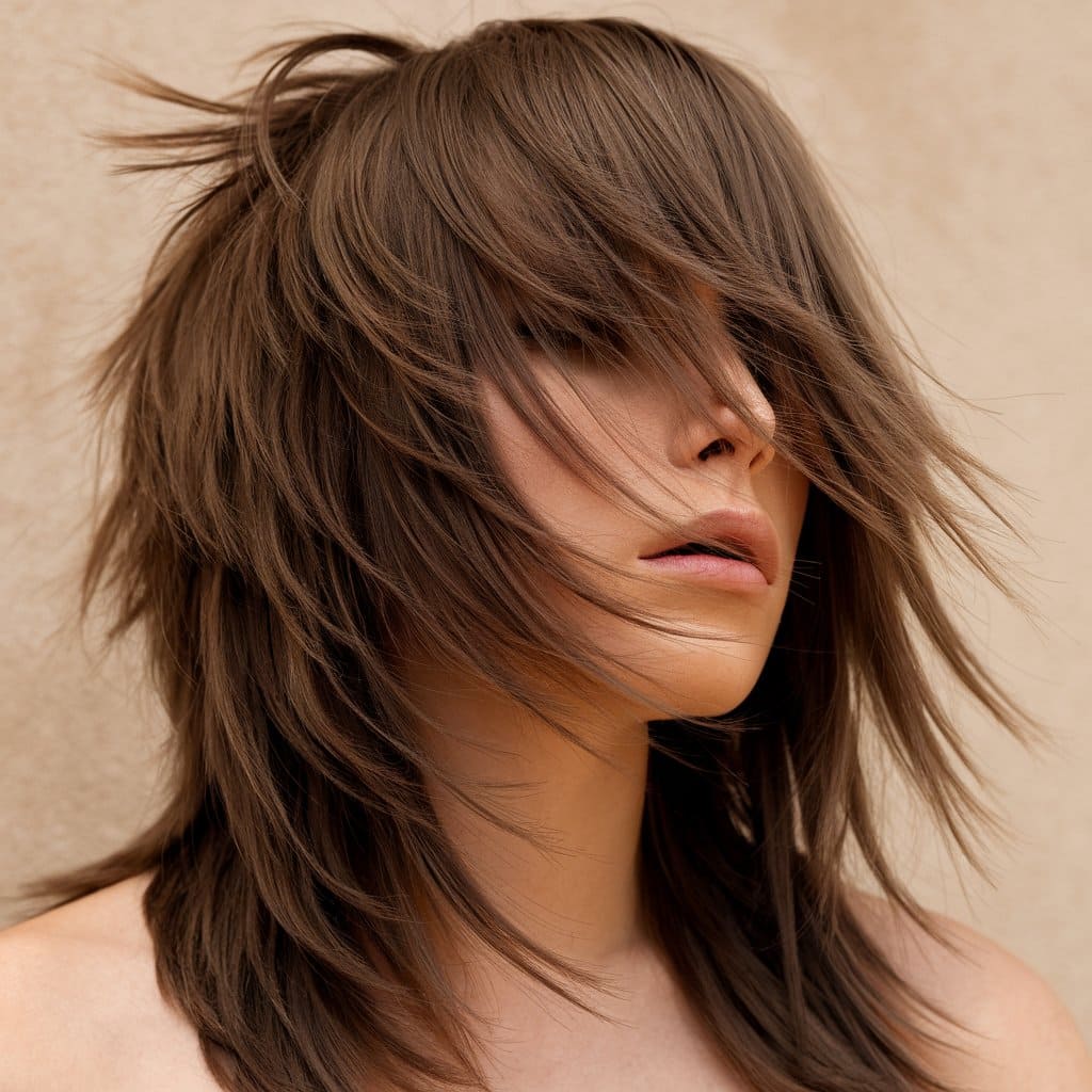Brown Wolf Cut Ideas for Women to Elevate Your Style!