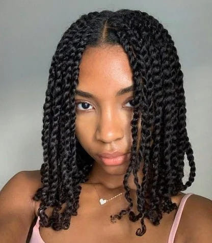 10 Twist Braids Hairstyle Ideas 2 Classic Two-Strand Twists