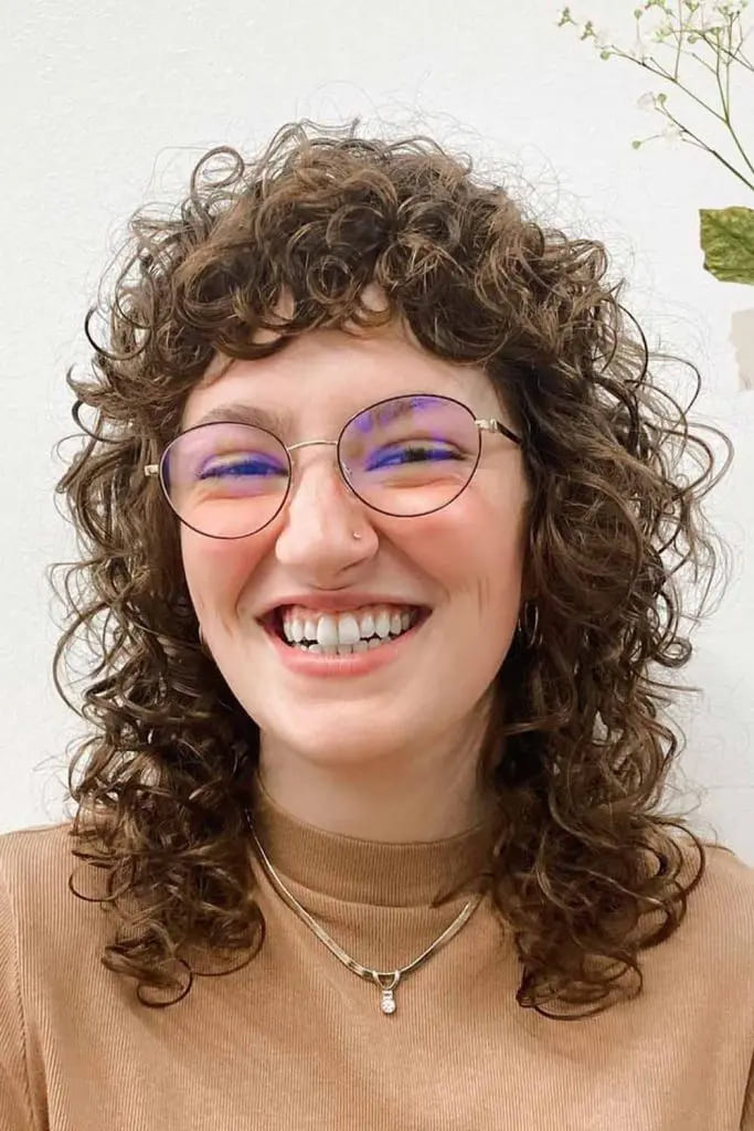 10 Fall Hair for women Trends You Must Try 10 Curly Shag With Short Fringe