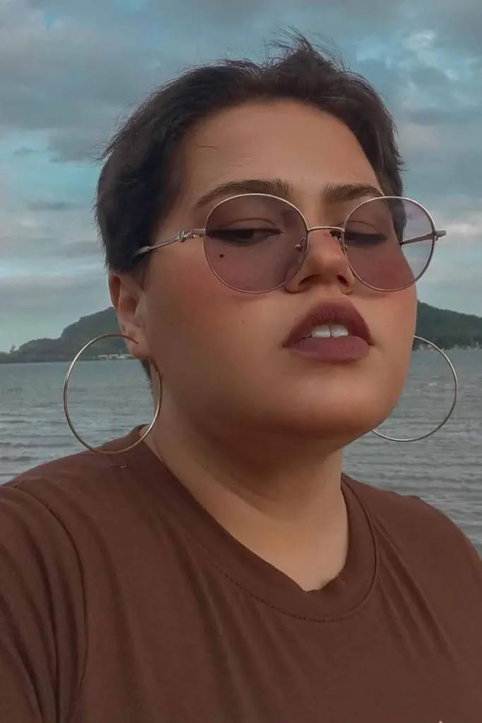 10 Short Haircuts for Chubby Faces 5 Edgy Tapered Crop