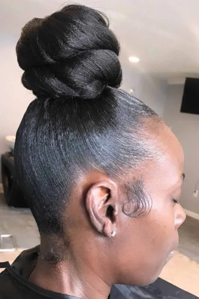 10 Elegant Long Hair Updos 9 Elegant High Braided Bun