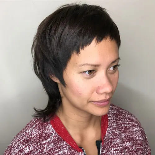 12 Modern Mullet Haircuts for Women 13 Girl Mullet with Flicked Ends