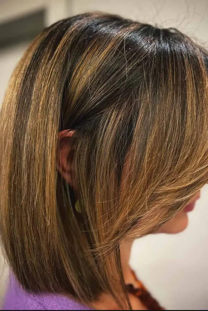 10 Stunning Brown Sugar Hair for women 6 Golden Brown Ombre Lob