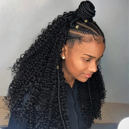 10 Twist Braids Hairstyle Ideas 9 Half-Up, Half-Down Twists
