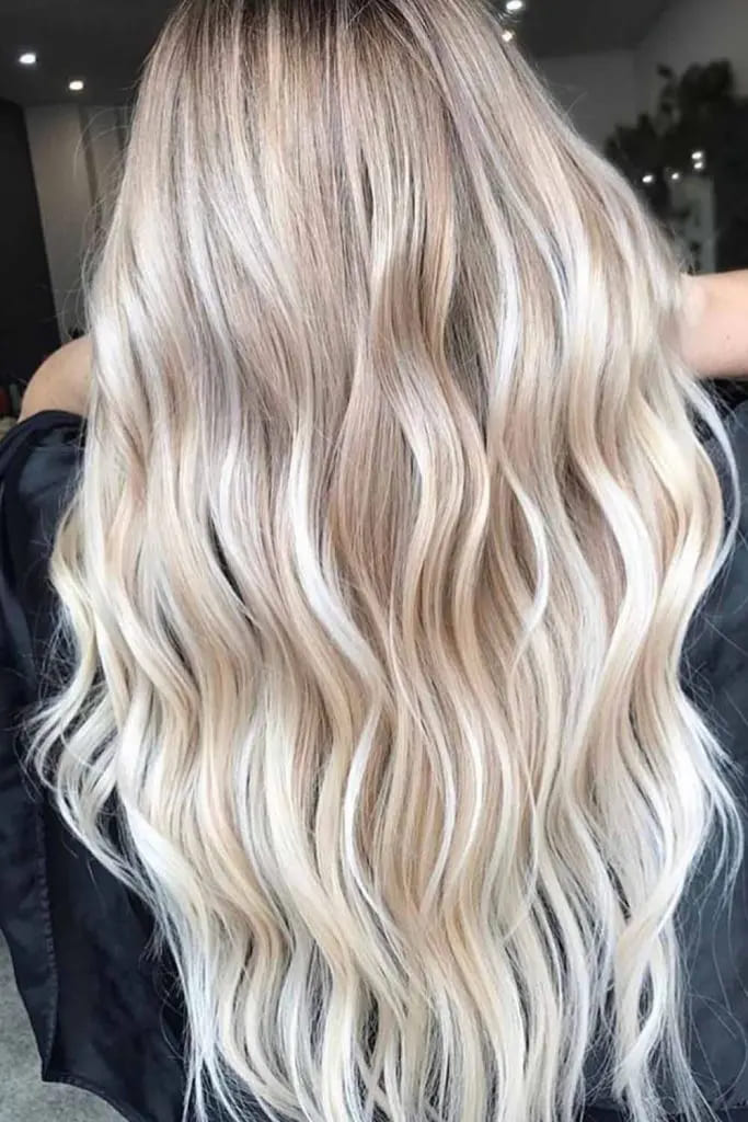 10 Stunning Fall Hair Color Ideas for Blonde 7 Icy Platinum Blonde
