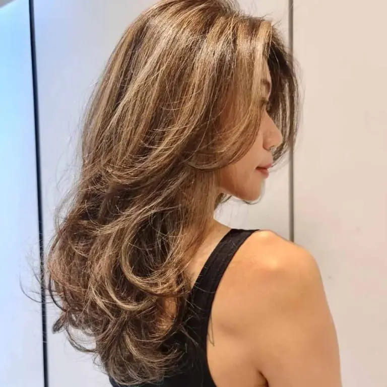 10 Top Balayage Wolf Cut Ideas For Women 11 Layered Wolf Cut With Brown Balayage