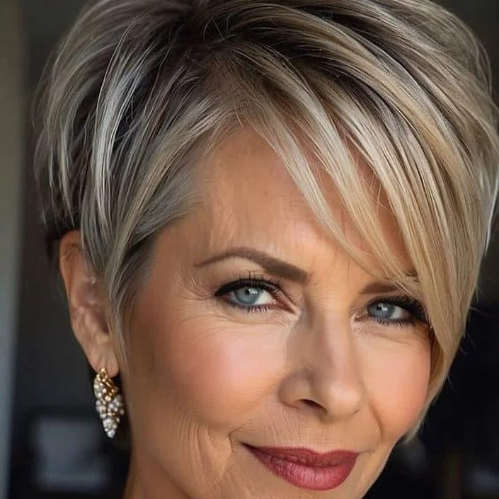 12 Shag Haircuts for Women Over 40 9 Peter Pan Pixie Hair cut