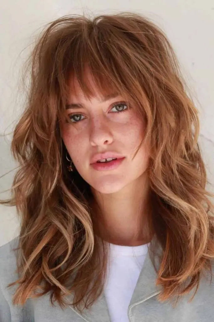 10 Fall Hair for women Trends You Must Try 3 Shaggy Layers With Bangs
