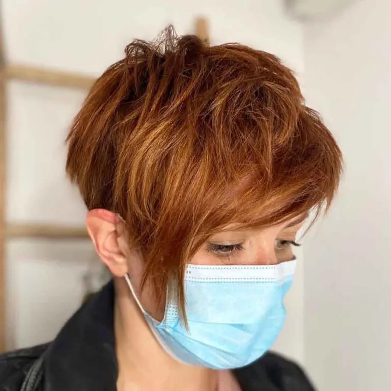 12 Easy-Going Short Cropped Hairstyles 2 Short Cropped Choppy Brown Hair