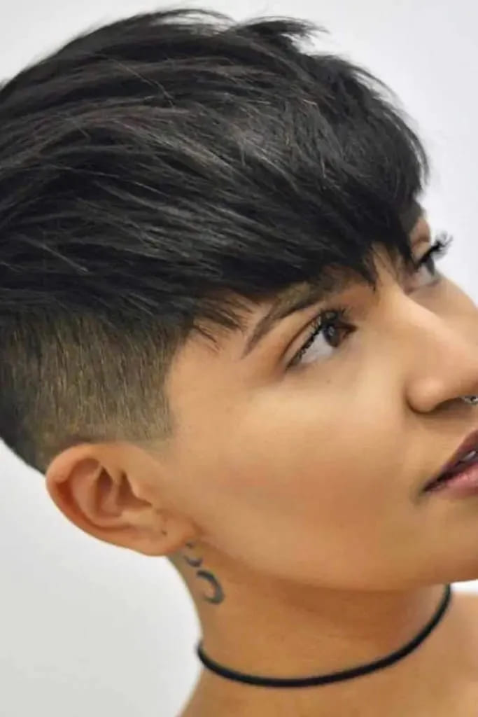 12 Best Edgy Short Haircuts For Fancy Look 3 Textured Pixie With Bangs