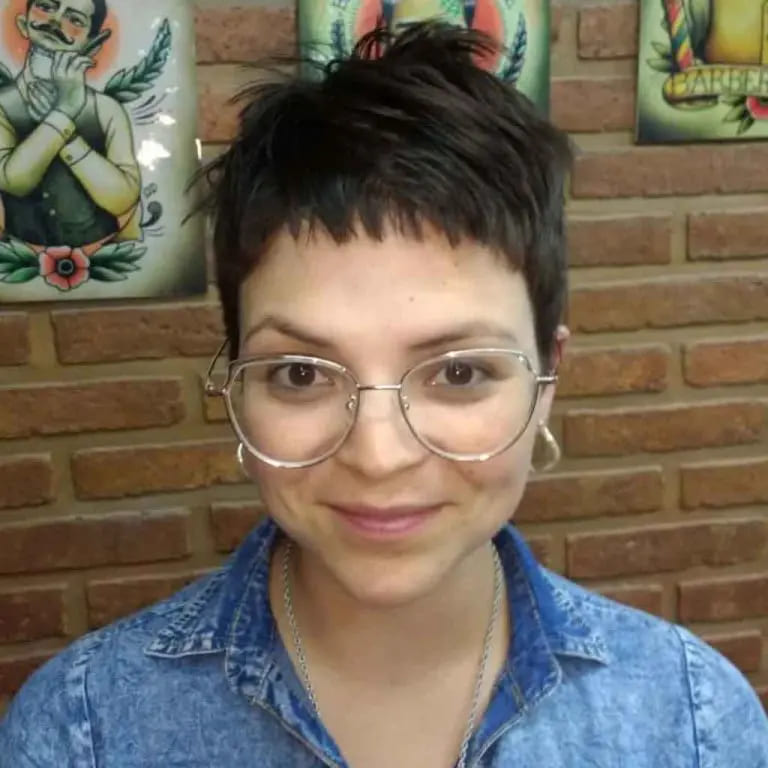 12 Easy-Going Short Cropped Hairstyles 3 Tousled Short Cropped Black Hair