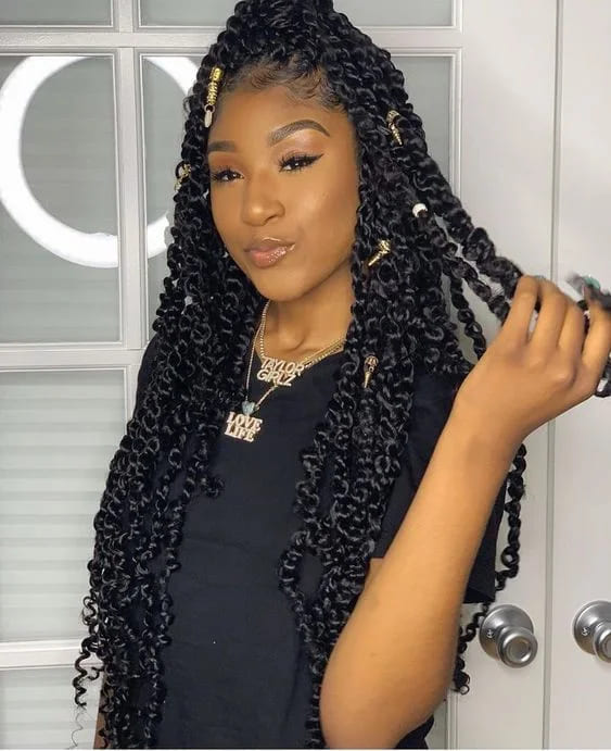 10 Twist Braids Hairstyle Ideas 10 Twists with Accessories