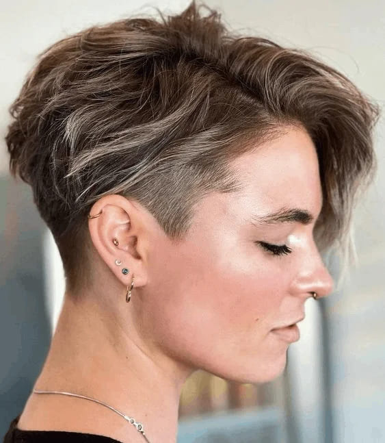 12 Short Hairstyles for Thin Hair 10 Undercut Pixie