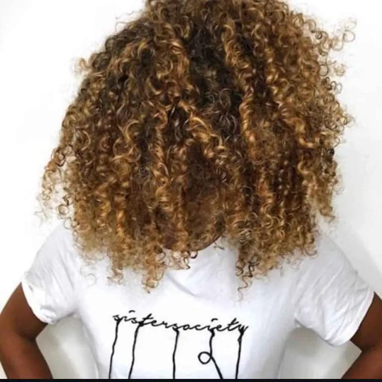 11 Best Hairstyles With Caramel Highlights 6 Curly Messy Hair With Caramel Highlights