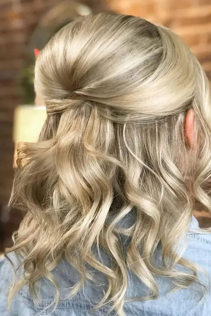 12 Stylish Short Hair Updos for Every Occasion 3 Voluminous Half-Up Bouffant