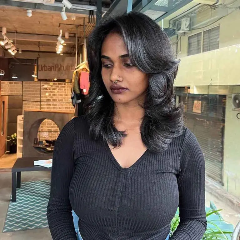 10 Wolf Cuts Without Bangs for women 4 Wavy Layered Wolf Cut on Medium Hair