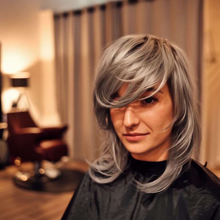 Shining Hairstyles With Silver Highlights