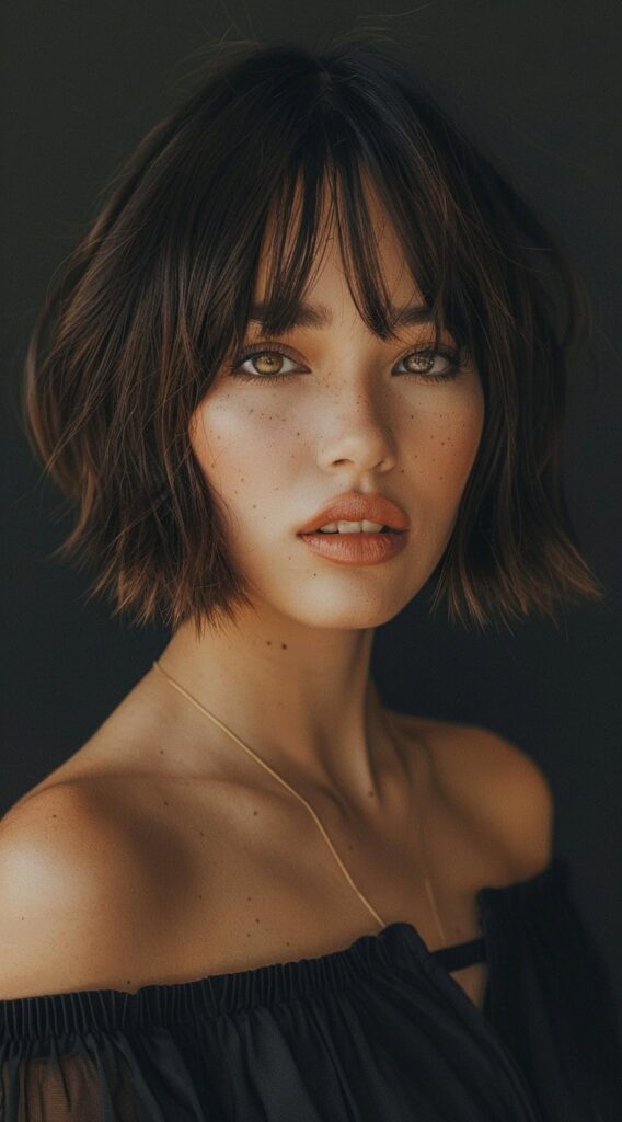 24 Short Hairstyles with Wispy Bangs: Trendy Ideas You’ll Love 10 00000