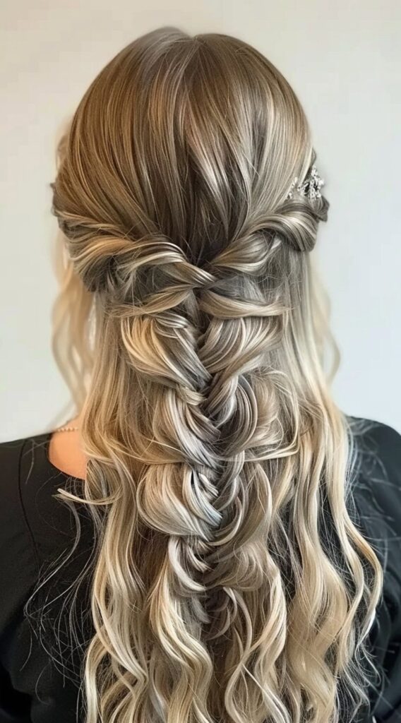 23 Half-Up Fishtail Braid Hairstyles: Effortlessly Gorgeous Looks to Try Now 11 111 2