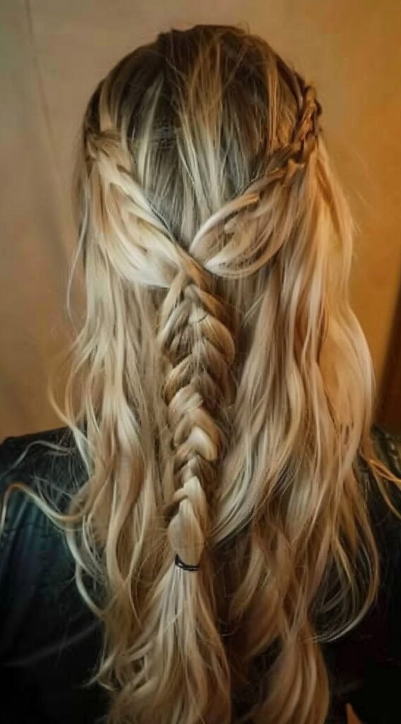 23 Half-Up Fishtail Braid Hairstyles: Effortlessly Gorgeous Looks to Try Now 13 1333 1