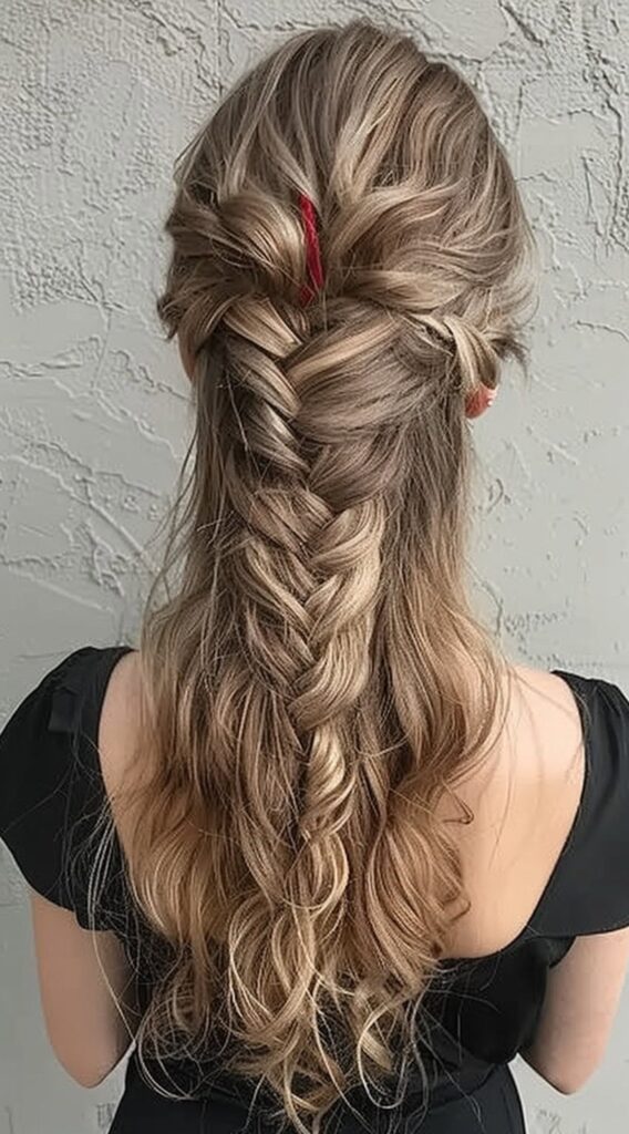 23 Half-Up Fishtail Braid Hairstyles: Effortlessly Gorgeous Looks to Try Now 14 1444