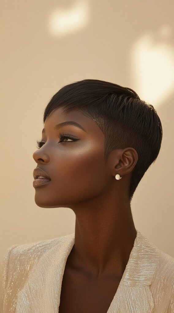 27 Trendy Pixie Hairstyles for Black Women 15 15