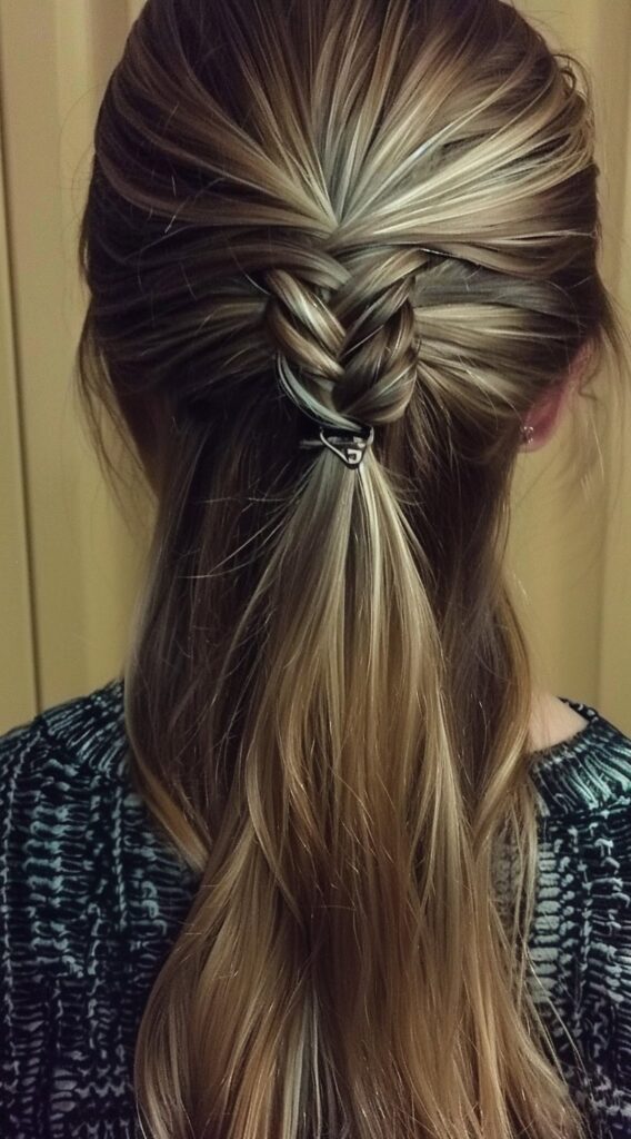 23 Half-Up Fishtail Braid Hairstyles: Effortlessly Gorgeous Looks to Try Now 16 166666 3
