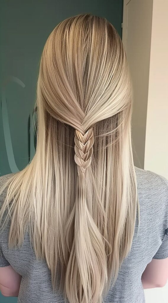 23 Half-Up Fishtail Braid Hairstyles: Effortlessly Gorgeous Looks to Try Now 18 1888 2