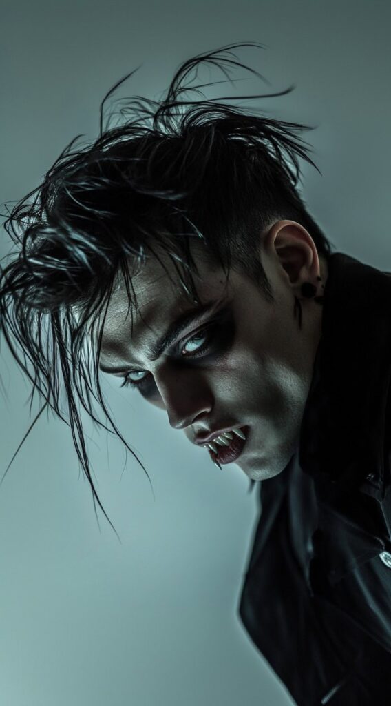 23 Vampire Hairstyles for Men: Stand Out This Halloween 19 1999999999999