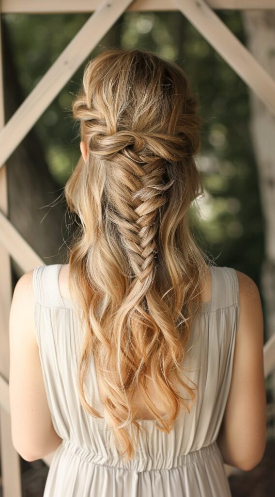 23 Half-Up Fishtail Braid Hairstyles: Effortlessly Gorgeous Looks to Try Now 20 200