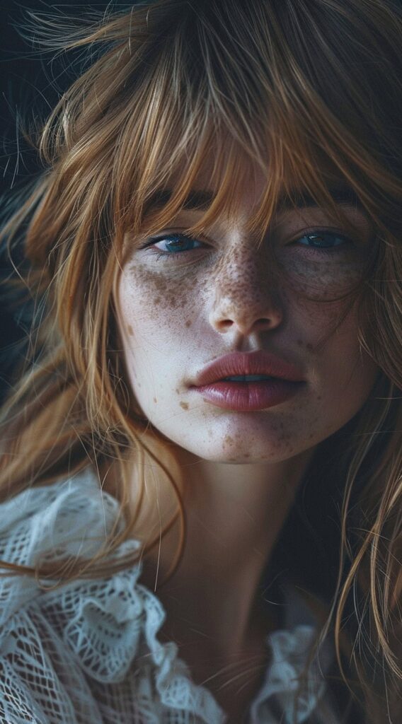 27 Bottleneck Bangs Long Hair Styles: Flattering Ideas for Every Face Shape 20 2000000
