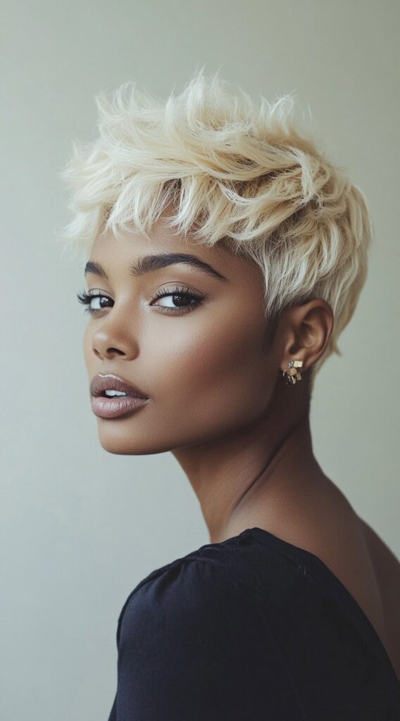 27 Trendy Pixie Hairstyles for Black Women 22 22