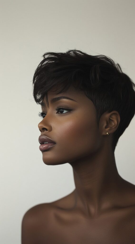 27 Trendy Pixie Hairstyles for Black Women 23 23