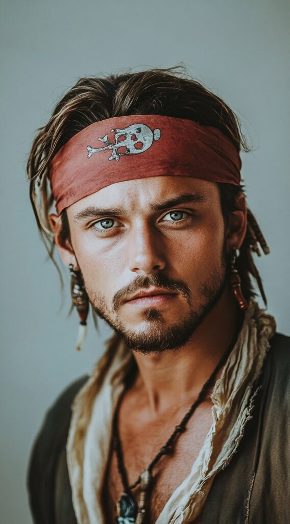 31 Pirate Hairstyles for Men: Rugged and Authentic Looks for Halloween 23 23333