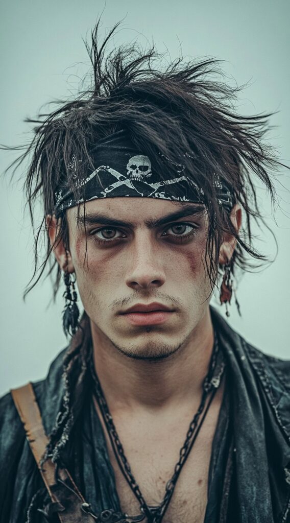 31 Pirate Hairstyles for Men: Rugged and Authentic Looks for Halloween 25 25555555