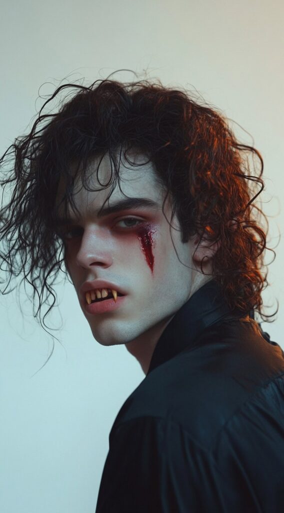 23 Vampire Hairstyles for Men: Stand Out This Halloween 6 6666