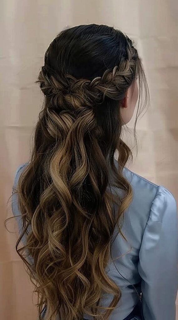 23 Half-Up Fishtail Braid Hairstyles: Effortlessly Gorgeous Looks to Try Now 7 77