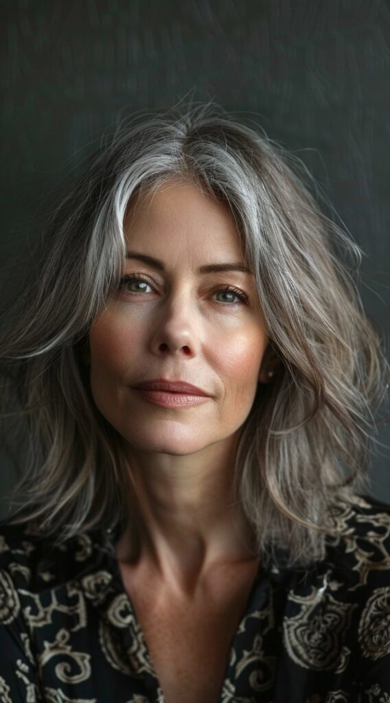 Mid Length Hairstyles Over 40: 25 Timeless and Trendy Ideas for Women 7 8 1