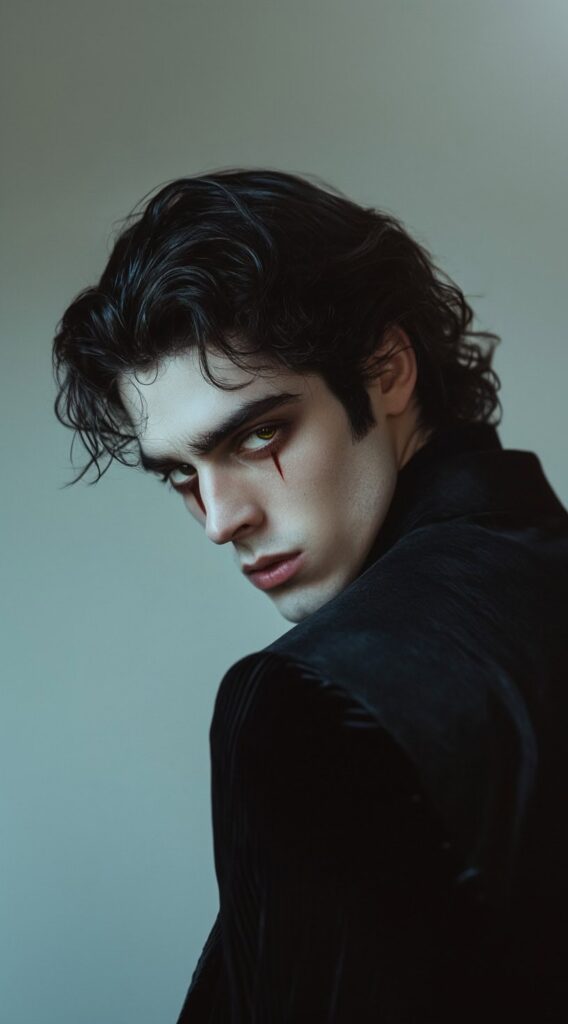 23 Vampire Hairstyles for Men: Stand Out This Halloween 8 88888