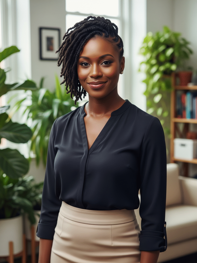 17 Awkward Length 4c Hairstyles 2 Asymmetrically Pinned Natural Twist Out Ideal for Work Environments 1