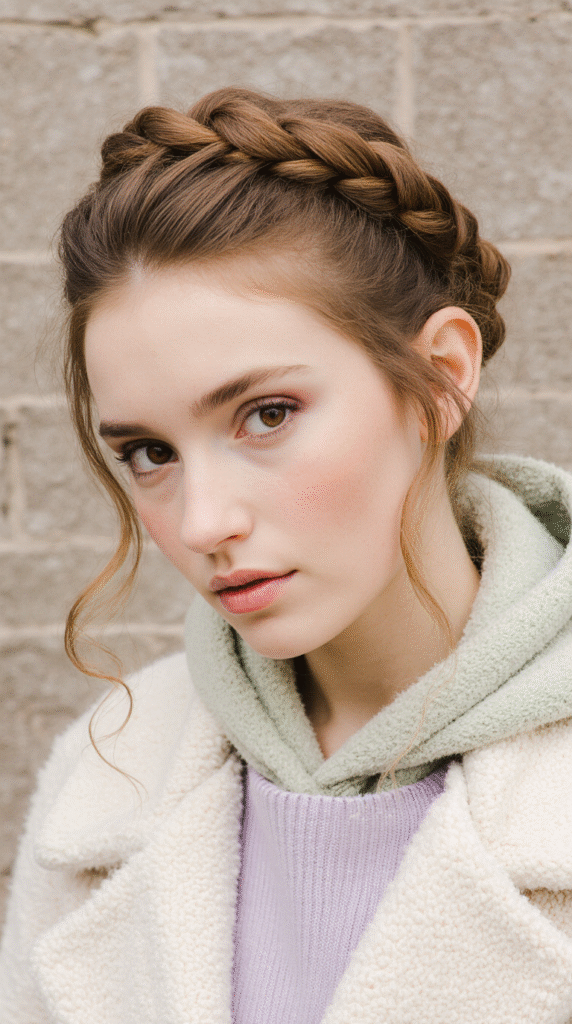 Braided Crown Updo