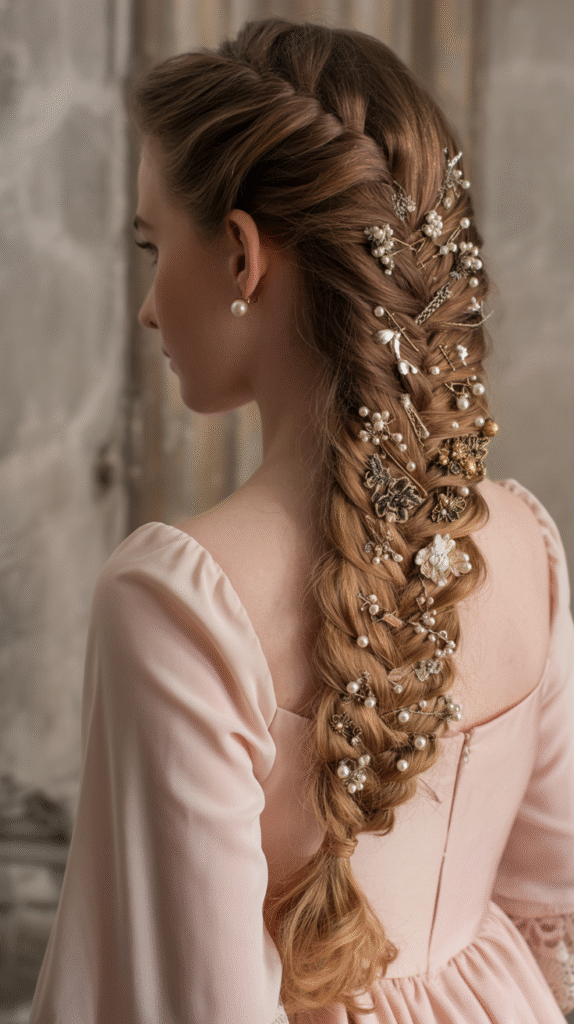 23 Formal Hairstyles for Long Hair 22 Cascading French Braid