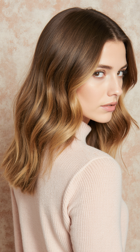17 Honey Brown Balayage Ideas 16 Classic Honey Brown Balayage Bob