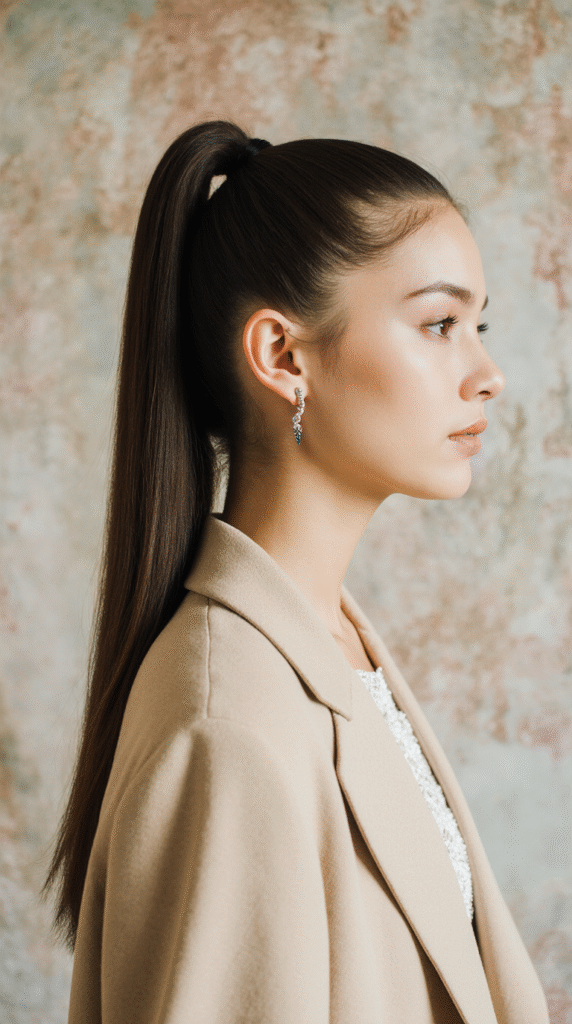 21 Sleek Ponytail Hairstyles 7 Classy High Sleek Ponytail