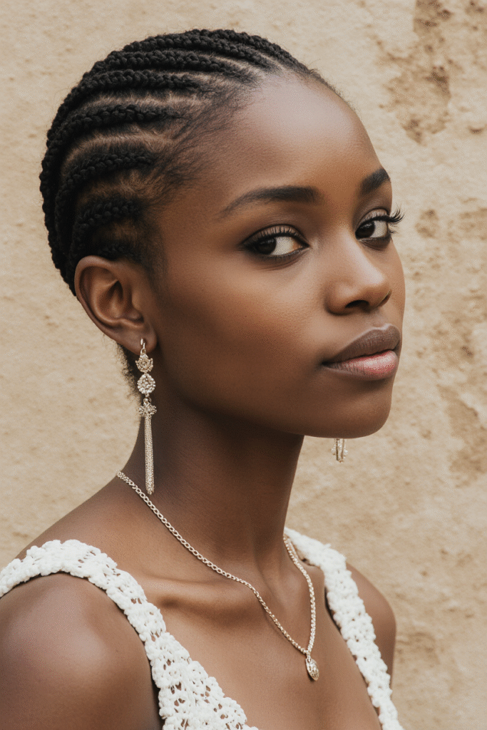 17 Awkward Length 4c Hairstyles 5 Cornrows 1