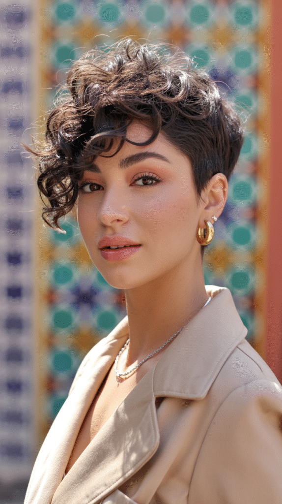 29 Formal Hairstyles for Short Hair 10 Curly Pixie Cut with Volume 1
